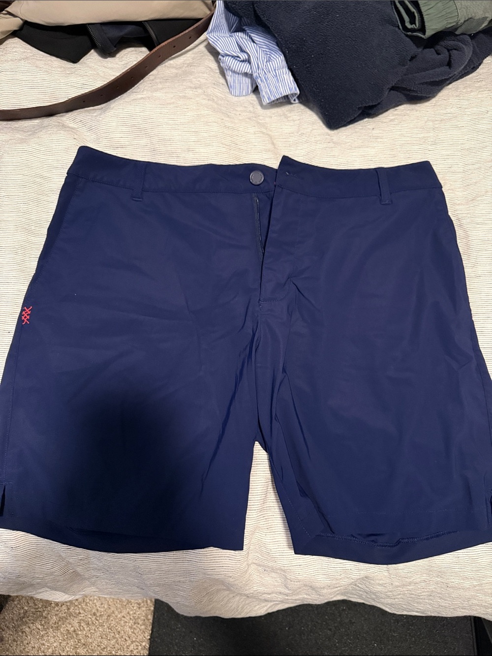 Rhone Men's Navy Hybrid Shorts 34 Waist
